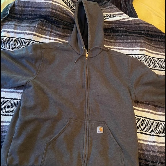 Carhartt thermal lined hoodie size xl - Picture 2 of 3